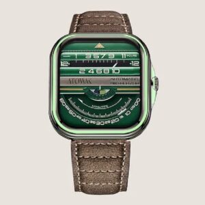 Montre vintage ATOWAK Windows Pro Green Edition limitée